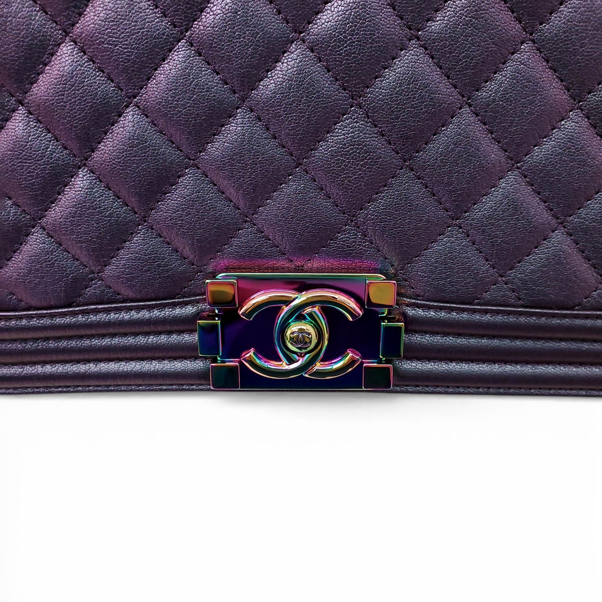 CHANEL IRIDESCENT BOY BAG