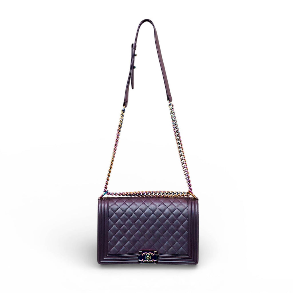 CHANEL IRIDESCENT BOY BAG