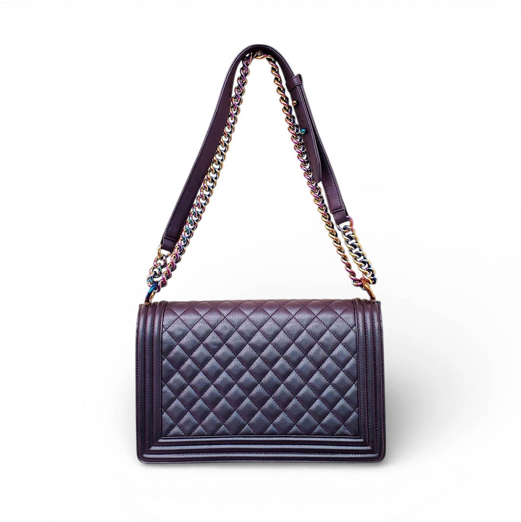 CHANEL IRIDESCENT BOY BAG