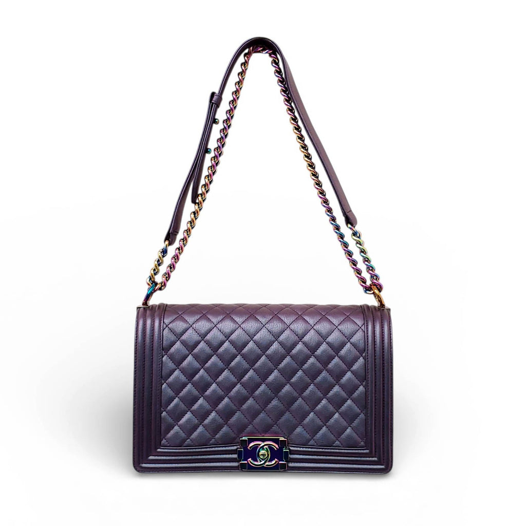CHANEL IRIDESCENT BOY BAG