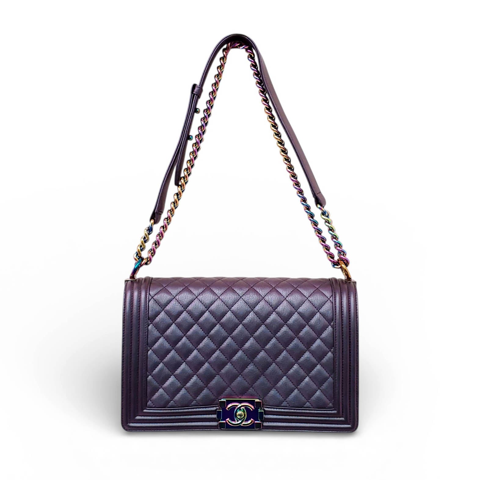 CHANEL IRIDESCENT BOY BAG