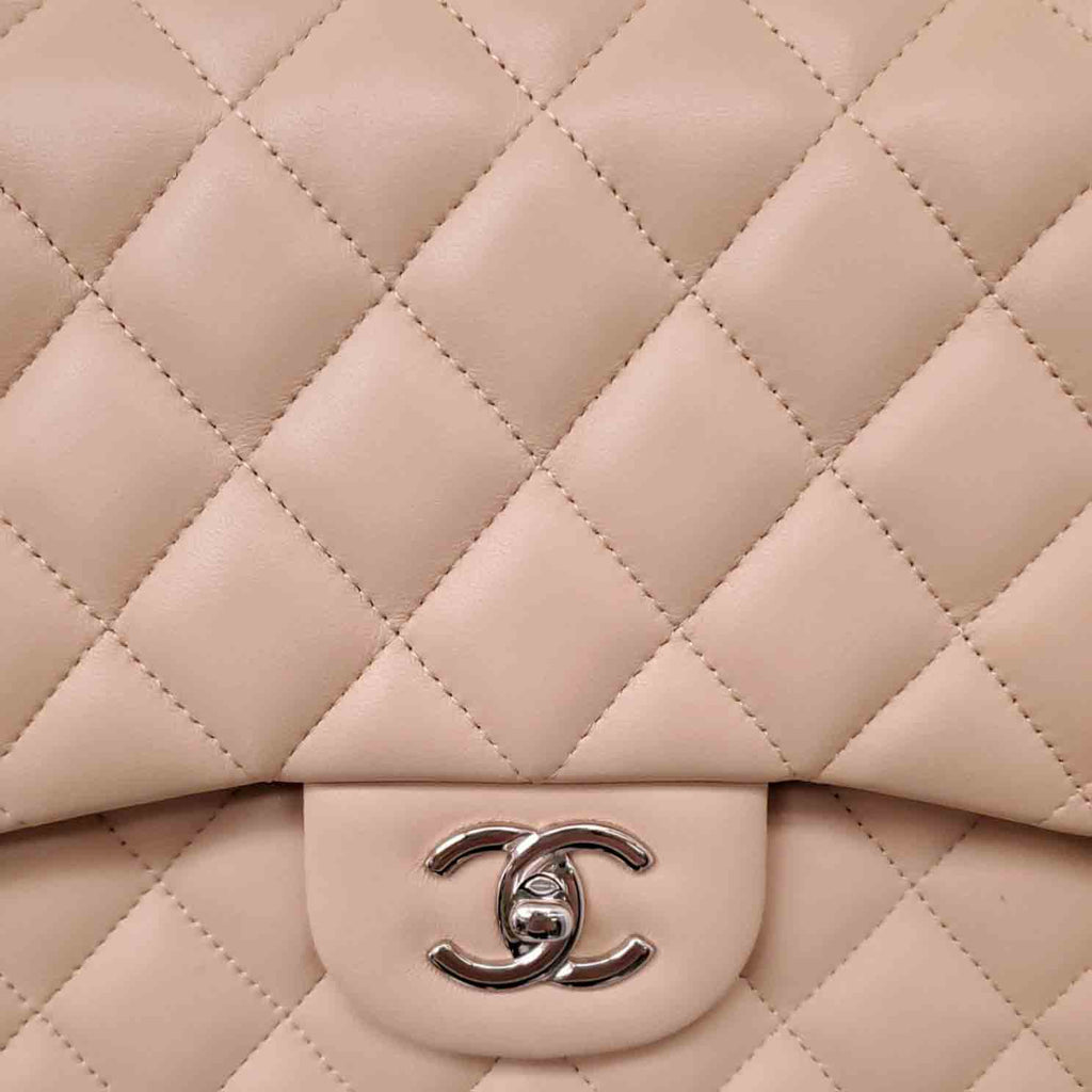 CHANEL NUDE JUMBO FLAP BAG