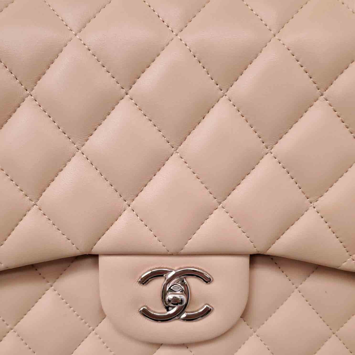 CHANEL NUDE JUMBO FLAP BAG