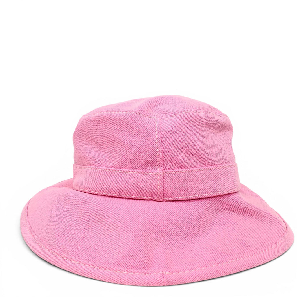 CHANEL PINK BUCKET HAT - SIZE M
