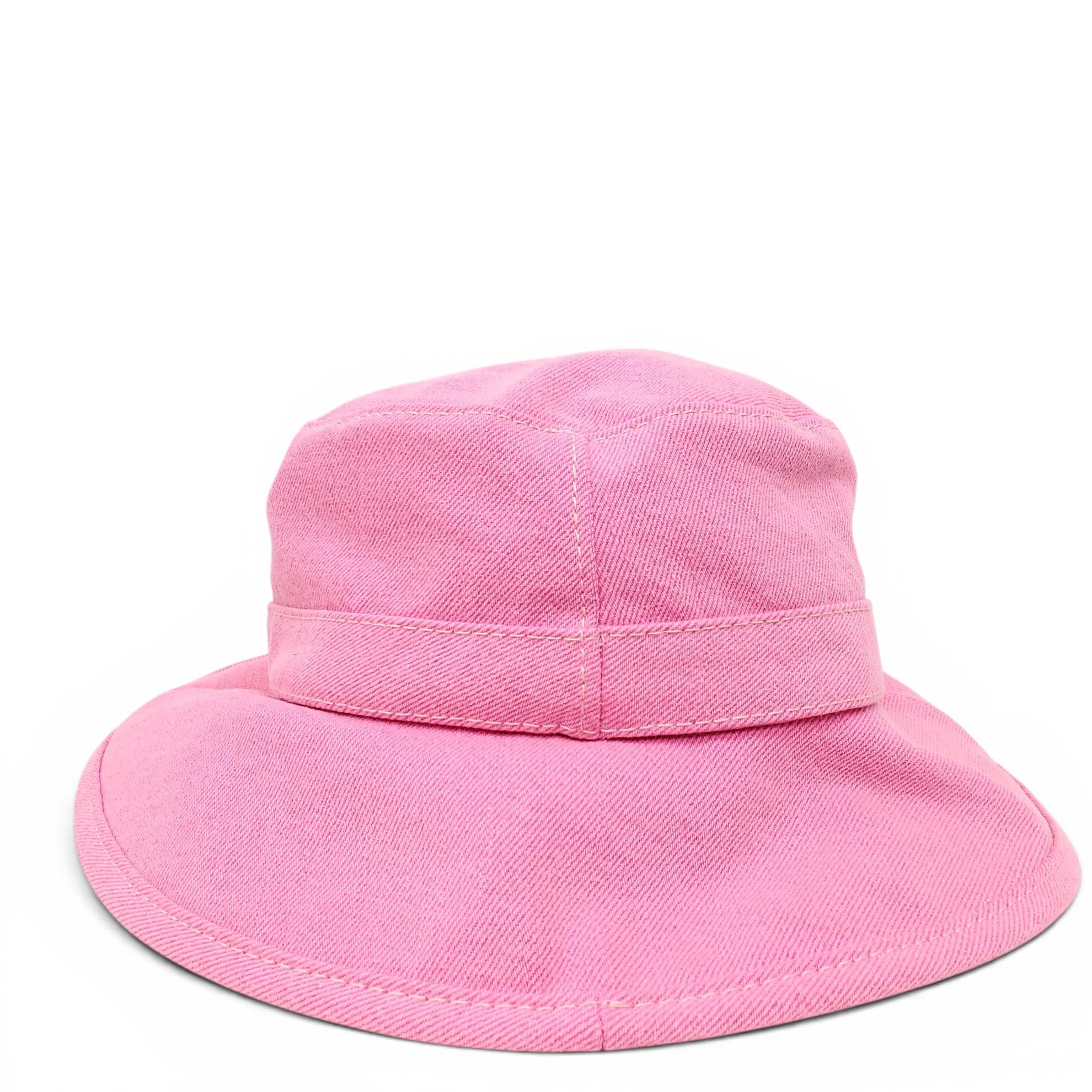 CHANEL PINK BUCKET HAT - SIZE M