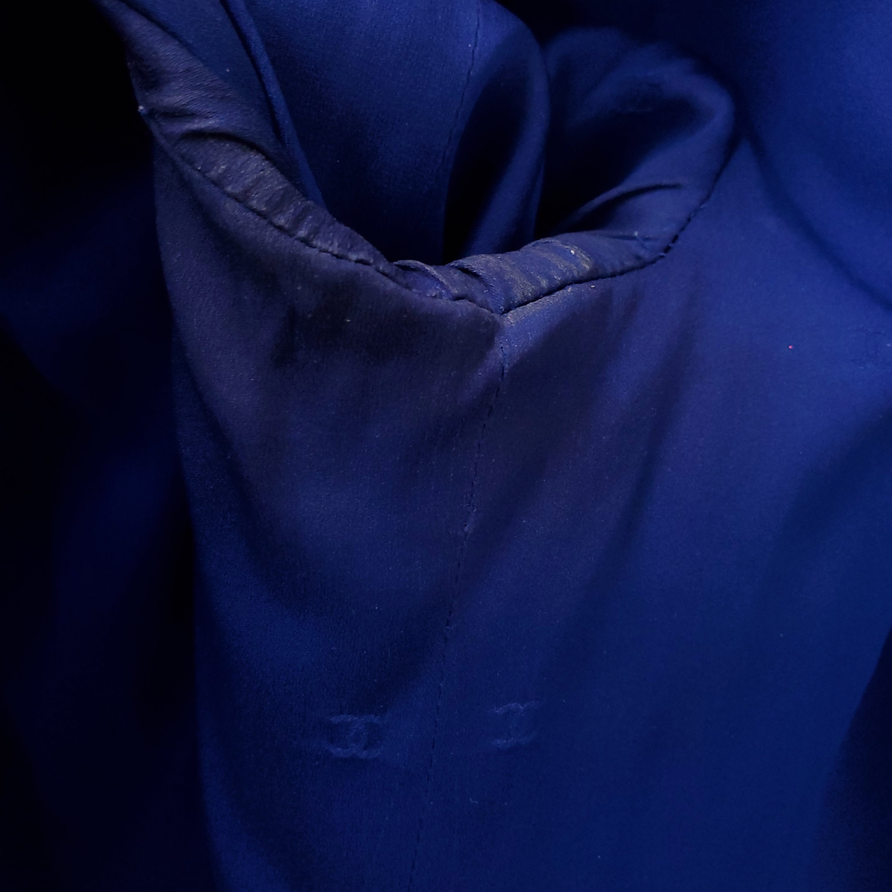 CHANEL ROYAL BLUE TWEED SUIT - SIZE 38