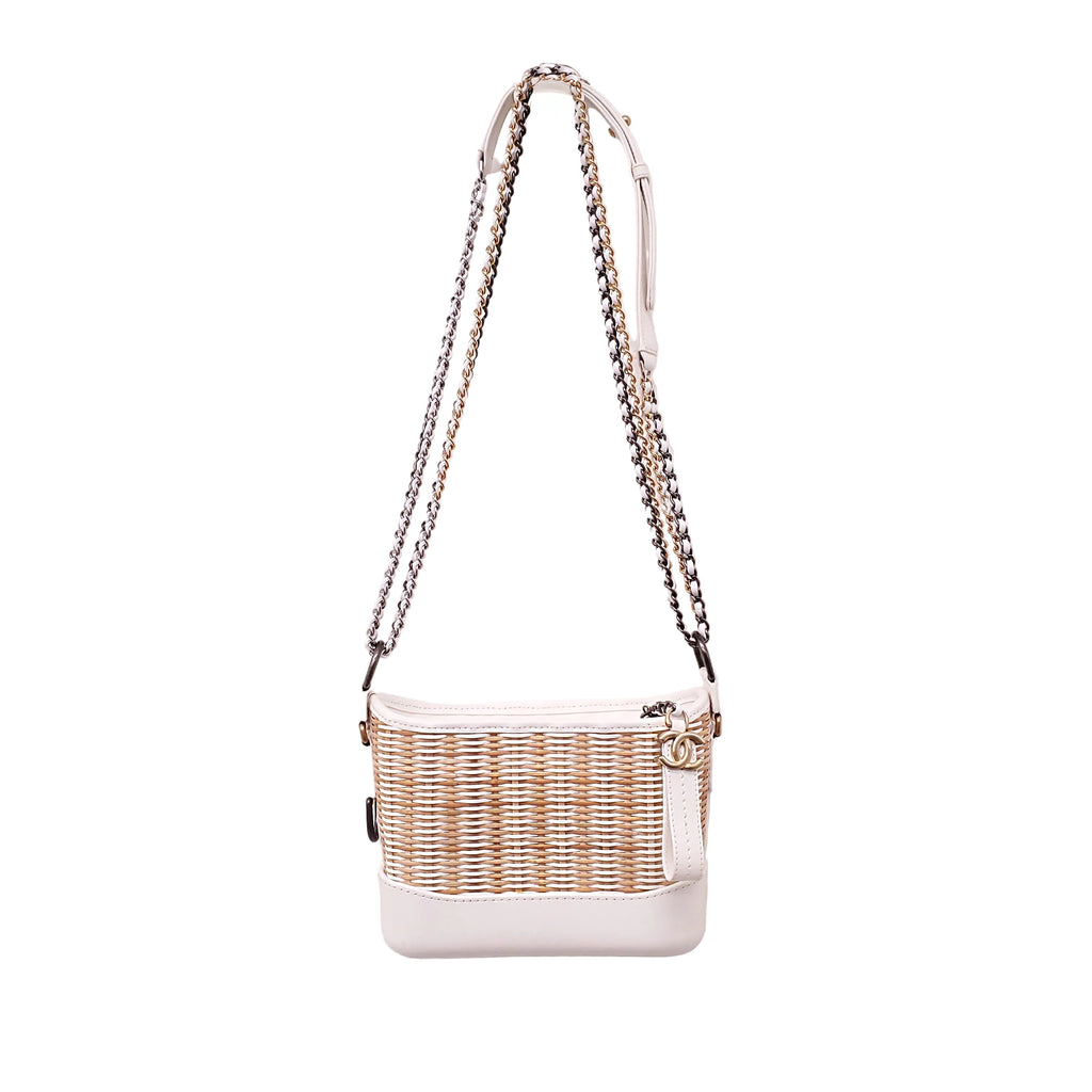 CHANEL WICKER GABRIELLE BAG
