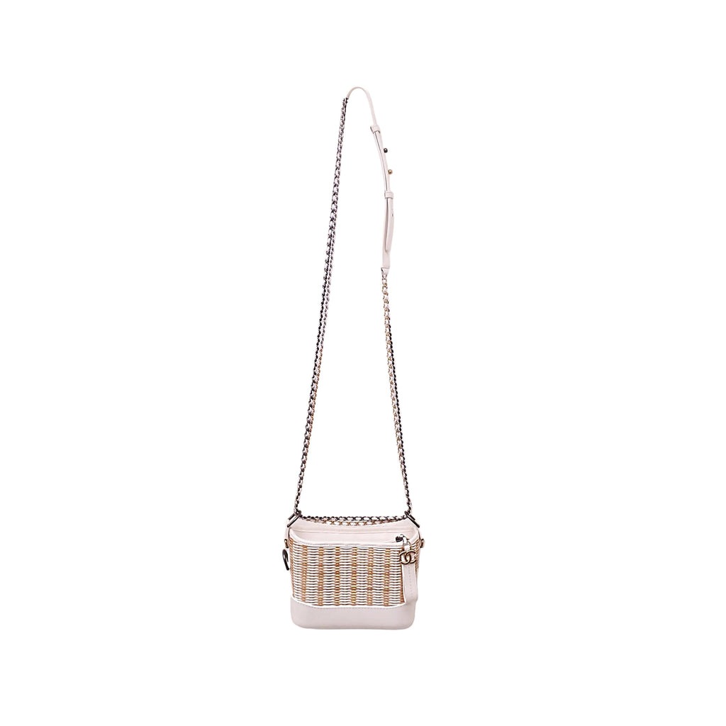 CHANEL WICKER GABRIELLE BAG