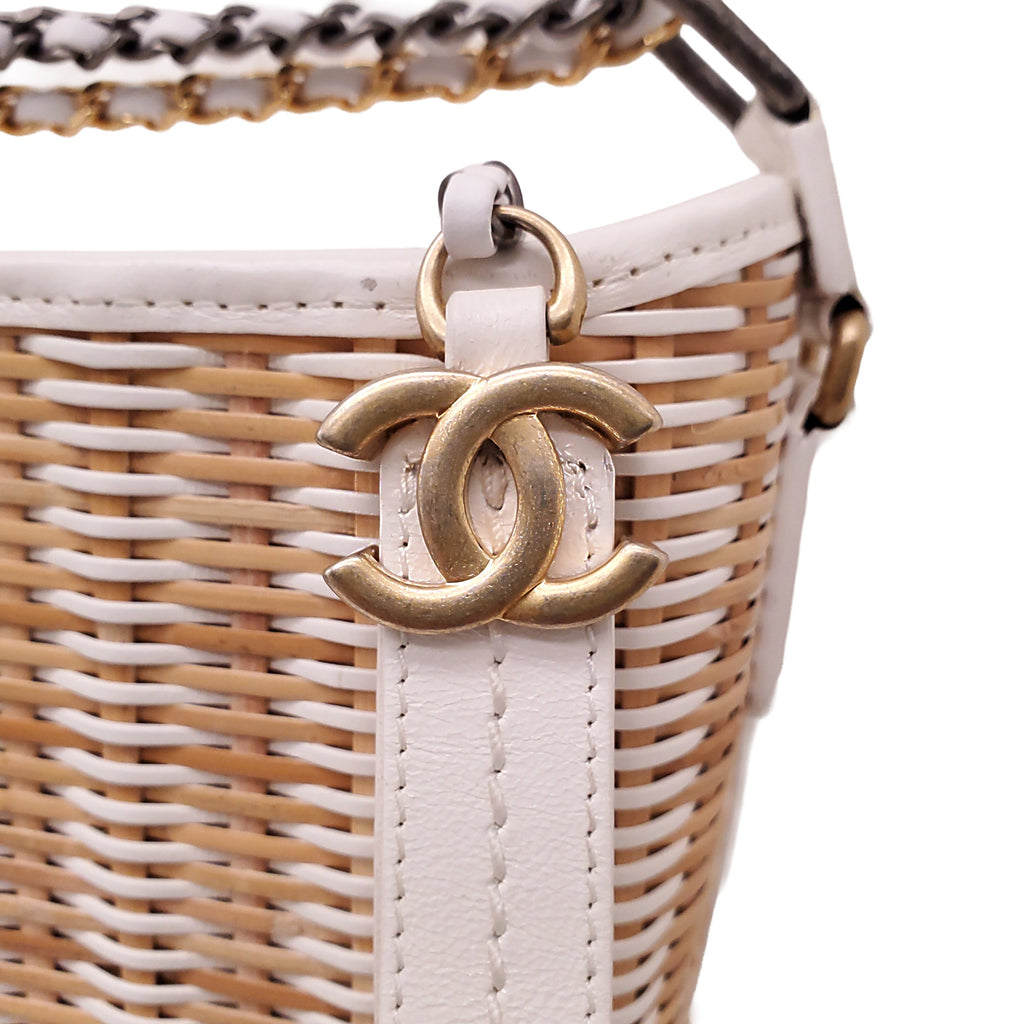 CHANEL WICKER GABRIELLE BAG