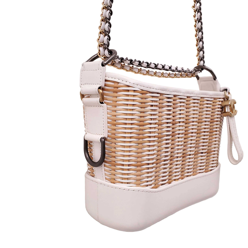 CHANEL WICKER GABRIELLE BAG