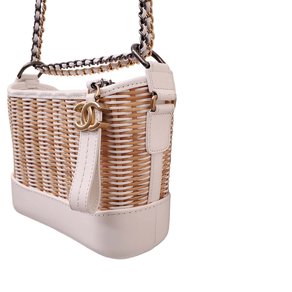 CHANEL WICKER GABRIELLE BAG