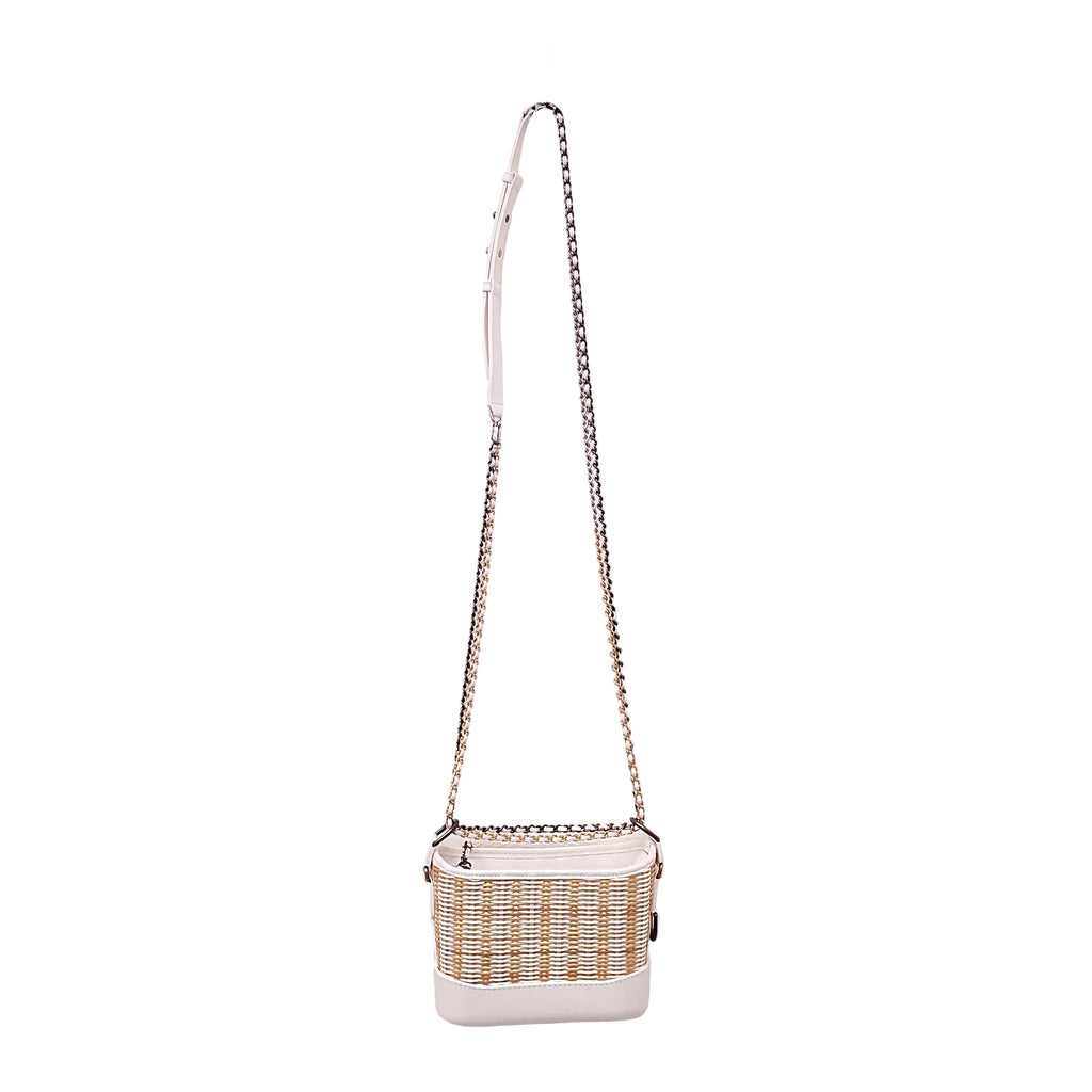 CHANEL WICKER GABRIELLE BAG