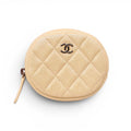 CHANEL YELLOW COIN PURSE