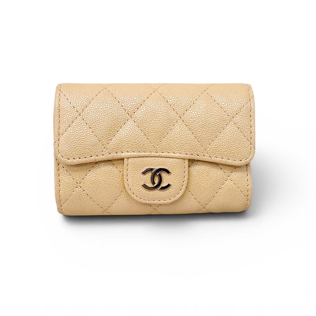 CHANEL YELLOW KEYCHAIN HOLDER