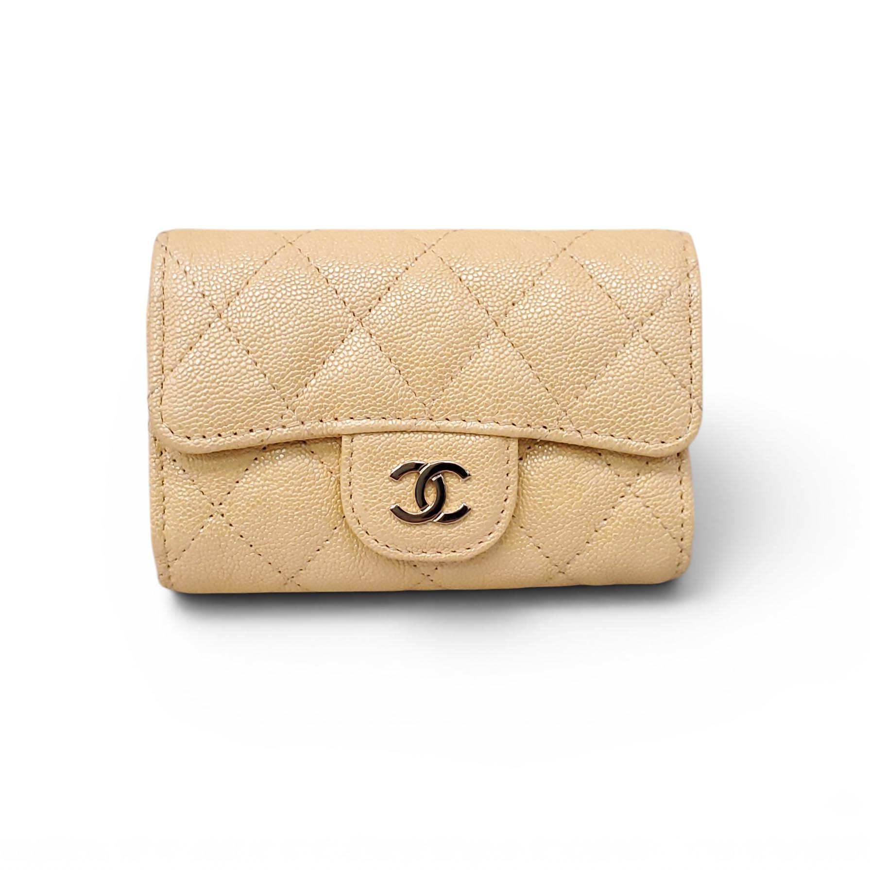 CHANEL YELLOW KEYCHAIN HOLDER