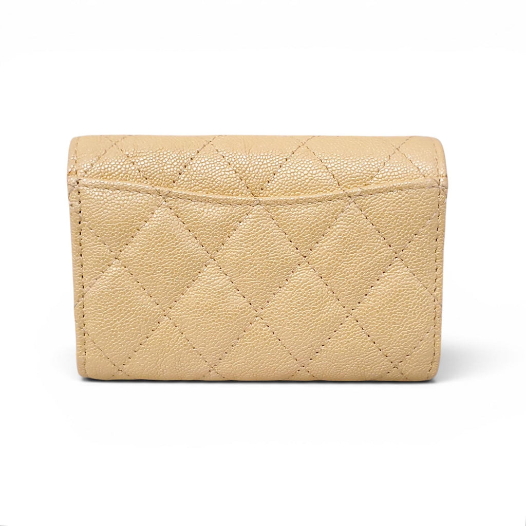 CHANEL YELLOW KEYCHAIN HOLDER