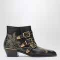 Chloe Susanna Ankle Boots In Black With Studs Women