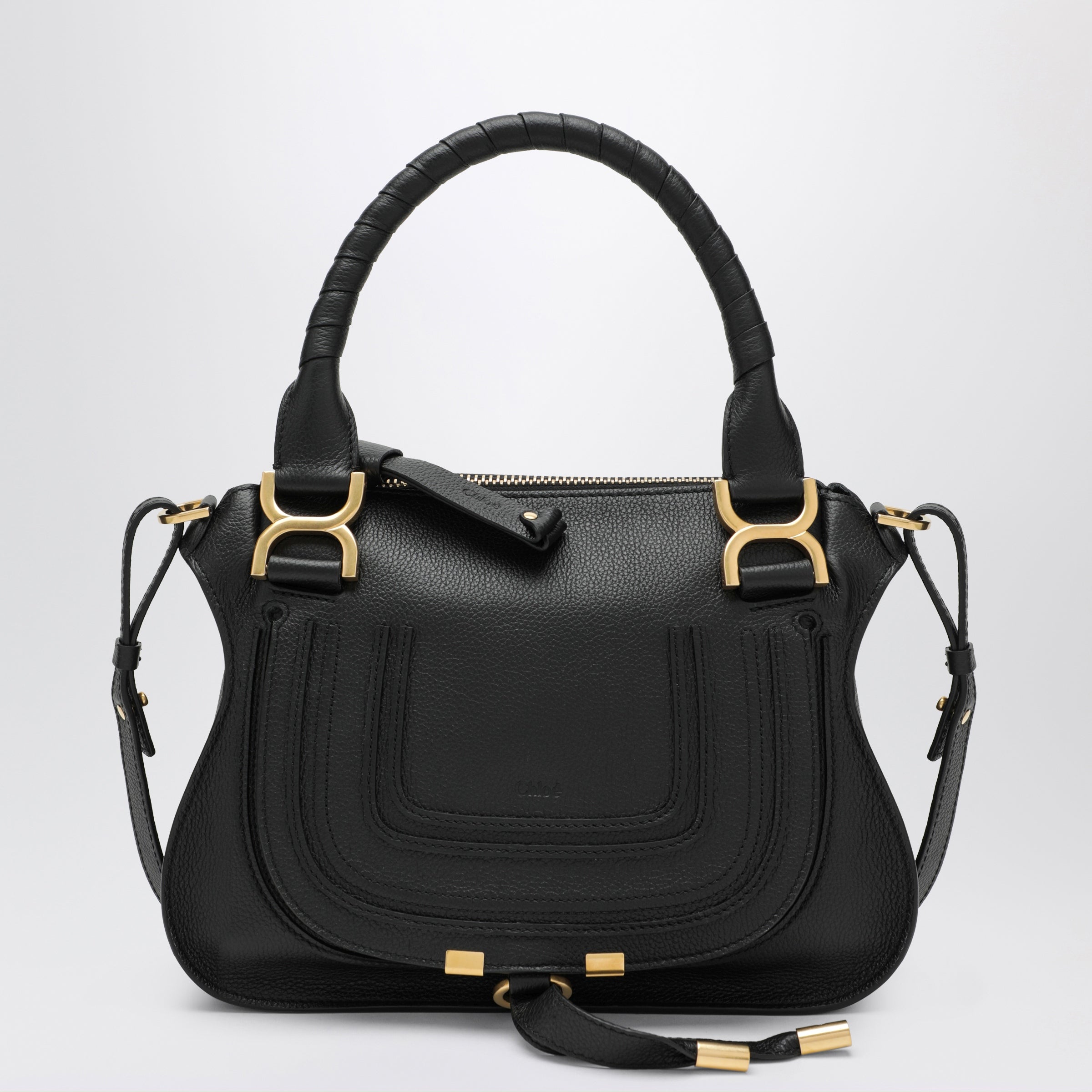 Chloe Marcie Small Bag In Black Women