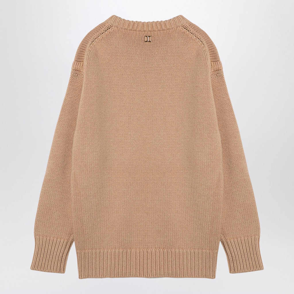 Chloe Nude Cashmere And Cotton Oversize Jumper Women