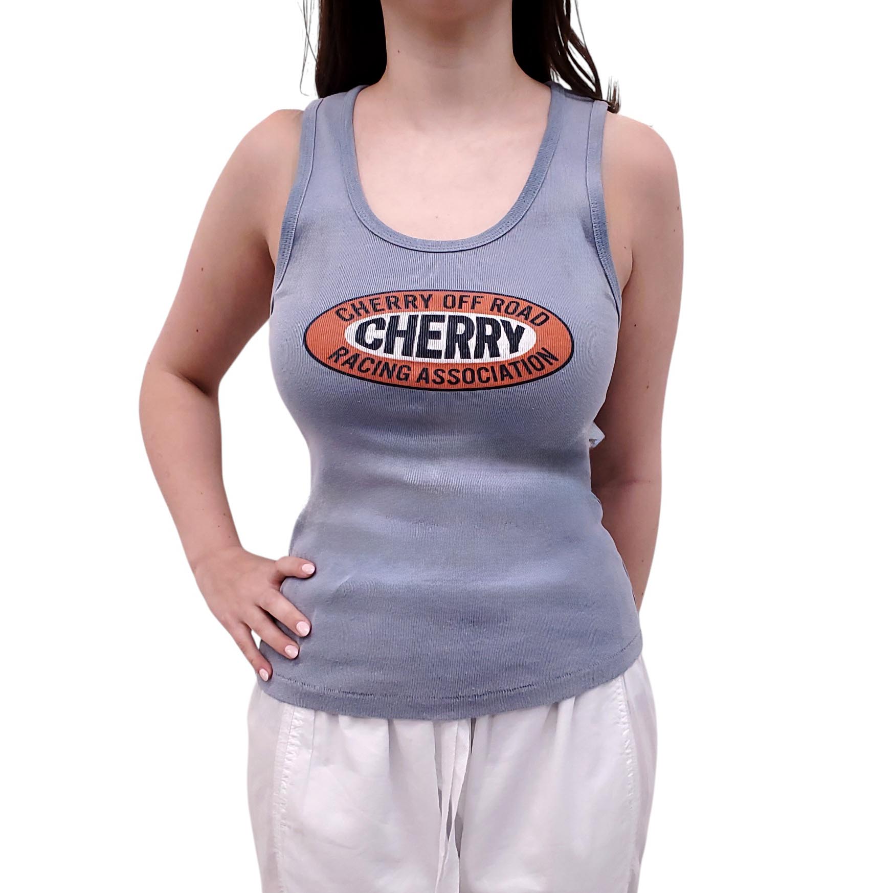 CHERRY LA BLUE LOGO TANK TOP - SIZE L