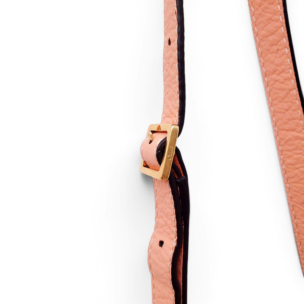 CHLOÉ PEACH SMALL MARCIE CROSSBODY BAG