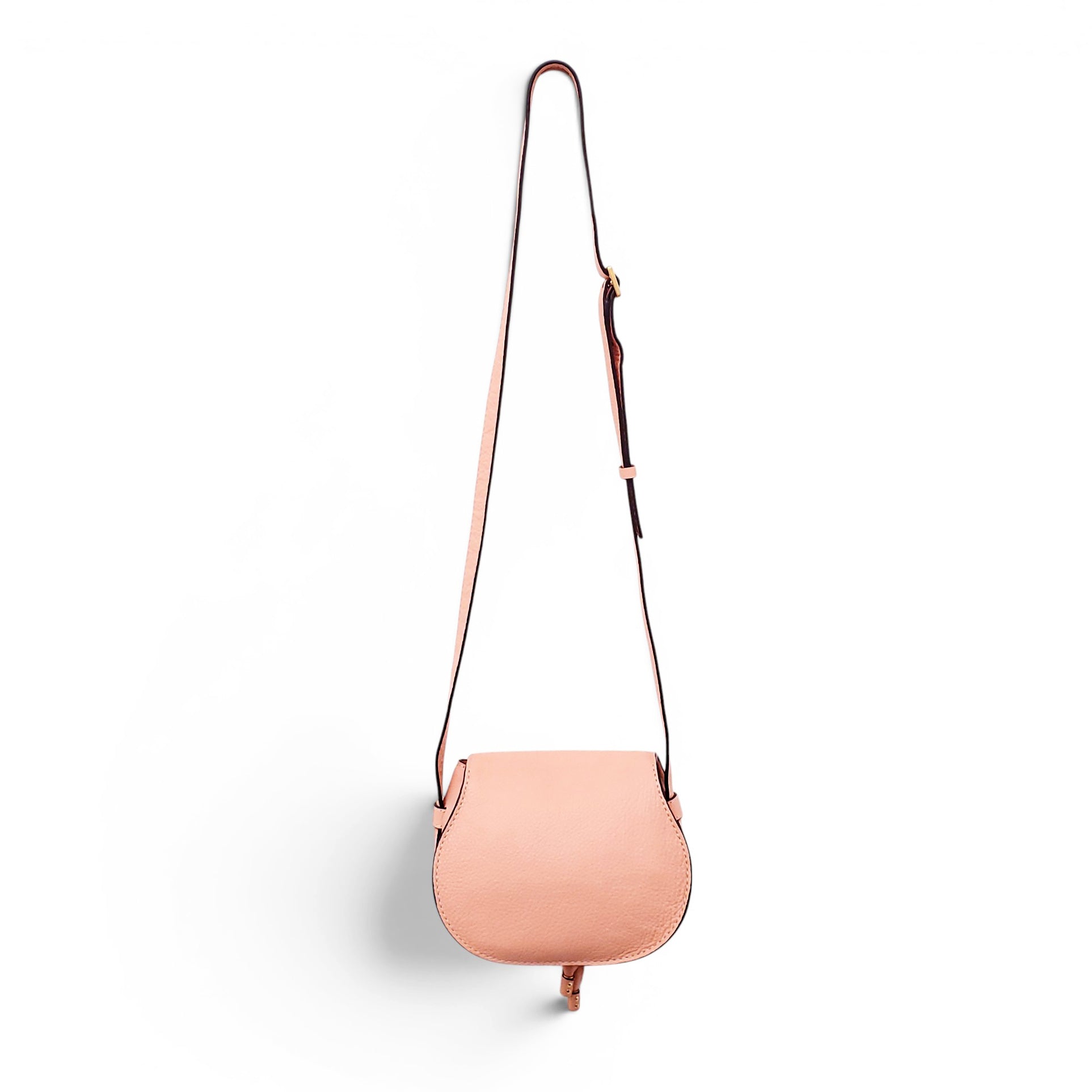CHLOÉ PEACH SMALL MARCIE CROSSBODY BAG