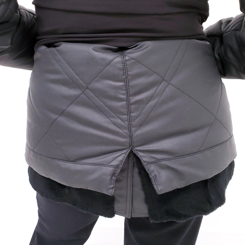 CHRISTIAN DIOR PUFFER JACKET WITH LOGO BUTTONS - SIZE 4
