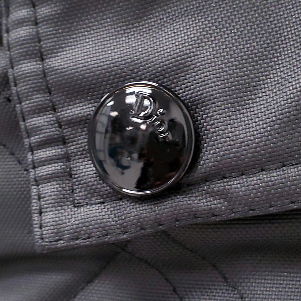 CHRISTIAN DIOR PUFFER JACKET WITH LOGO BUTTONS - SIZE 4