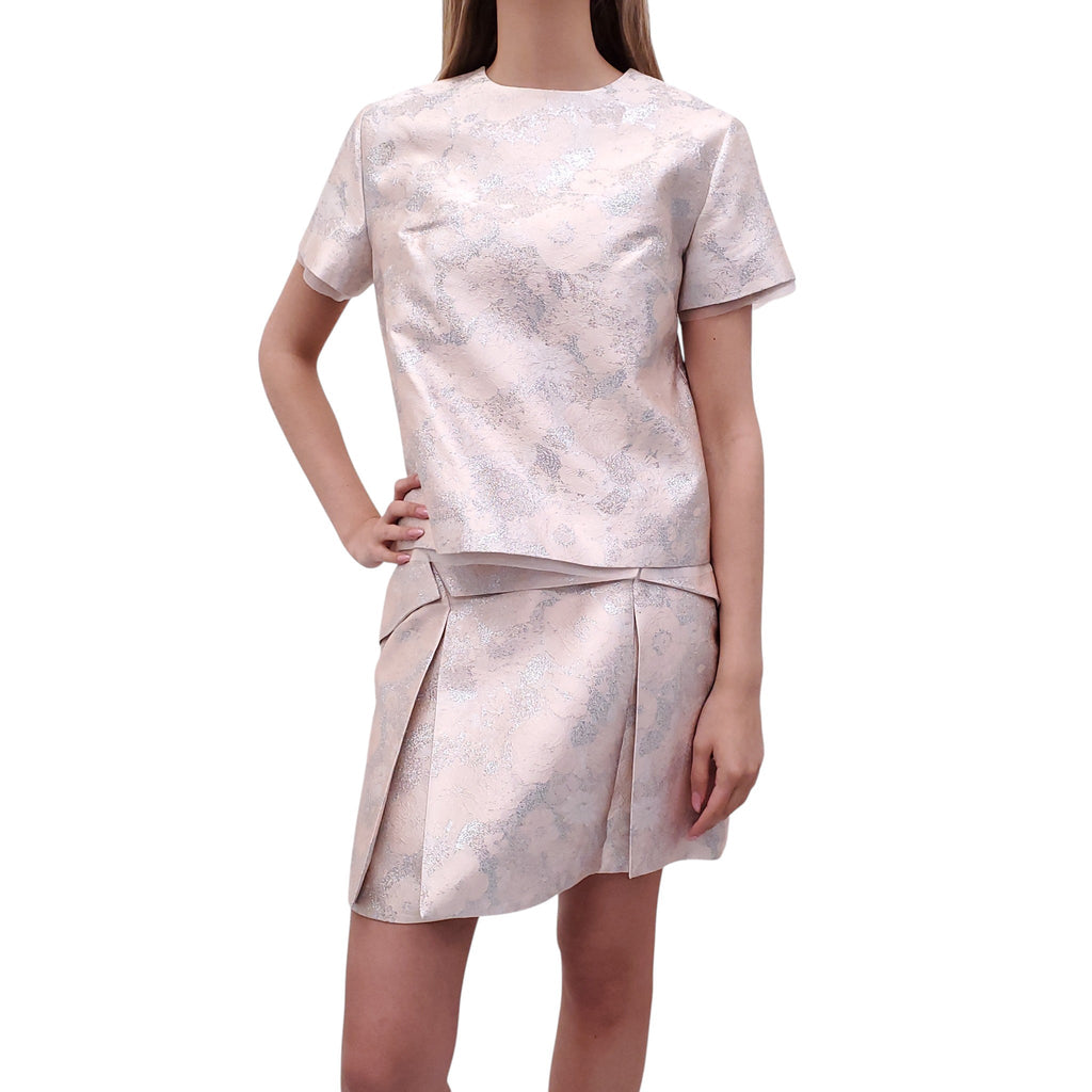 CHRISTOPHER KANE PINK SILVER METALLIC SET - SIZE 6