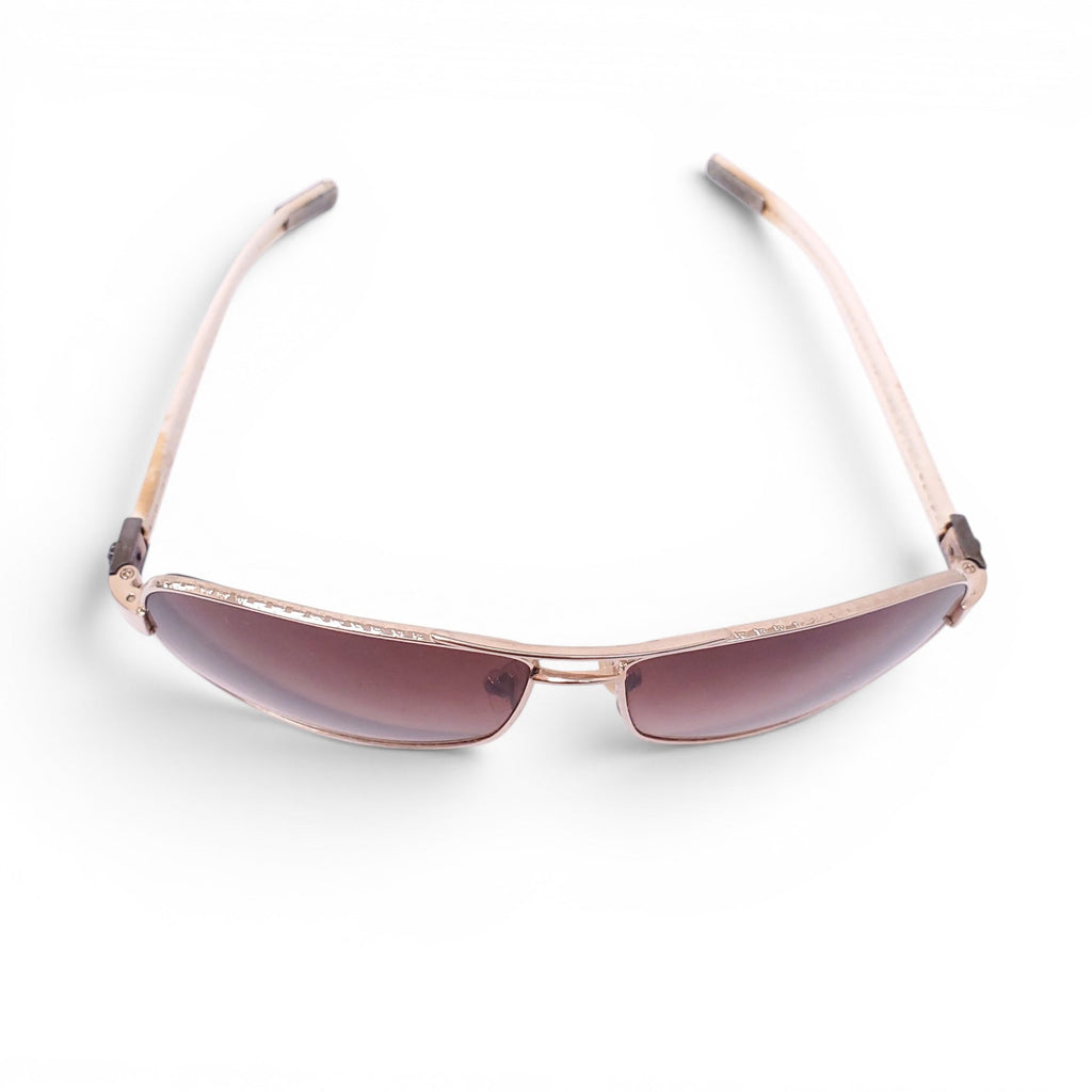 CHROME HEARTS BROWN LENS SUNGLASSES