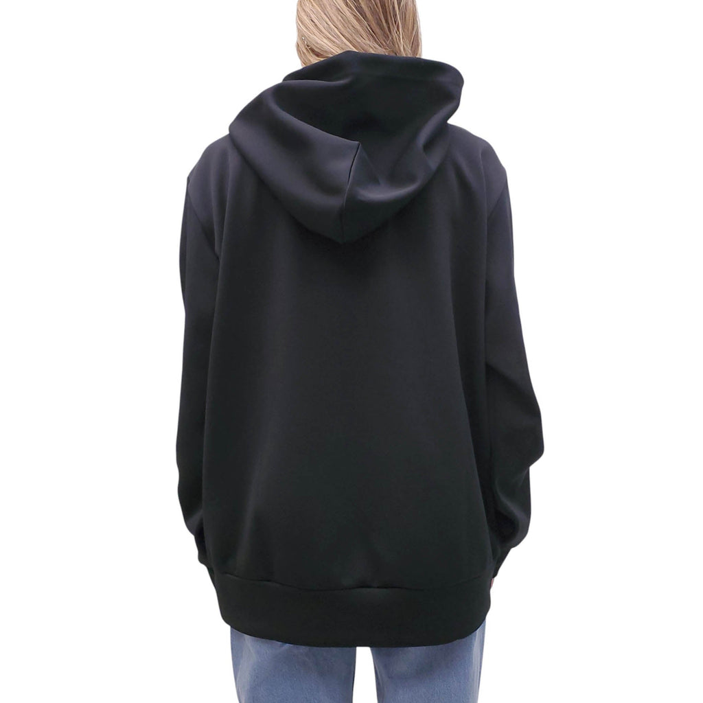 COMME DES GARÇONS PLAY BLACK HOODIE SWEATSHIRT - SIZE XXL