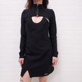 COPERNI HYBRID TAILORED DRESS BLACK - SIZE 38