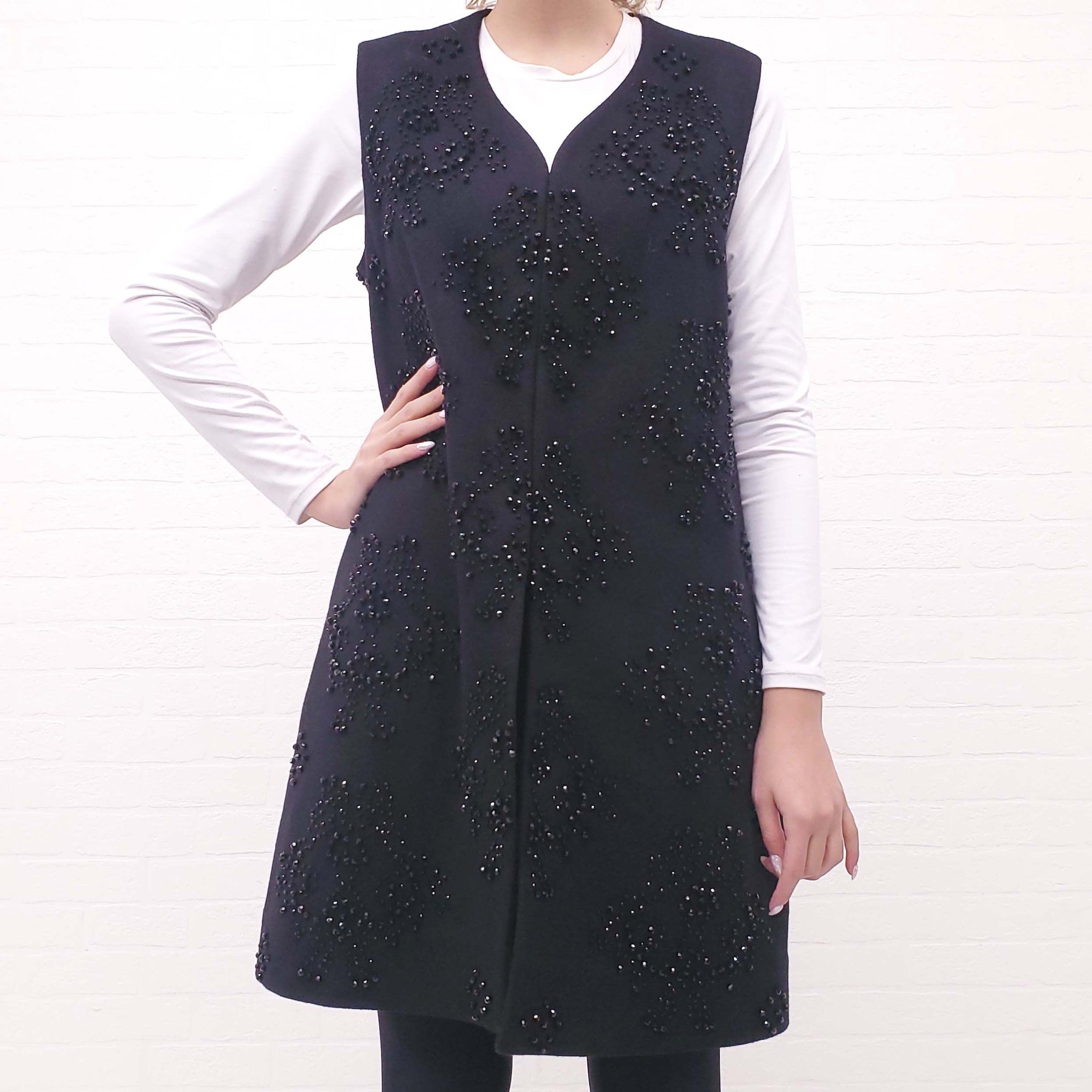 CO SEQUIN VEST - SIZE S