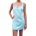COURRÈGES TURQUOISE MINI DRESS - SIZE 38