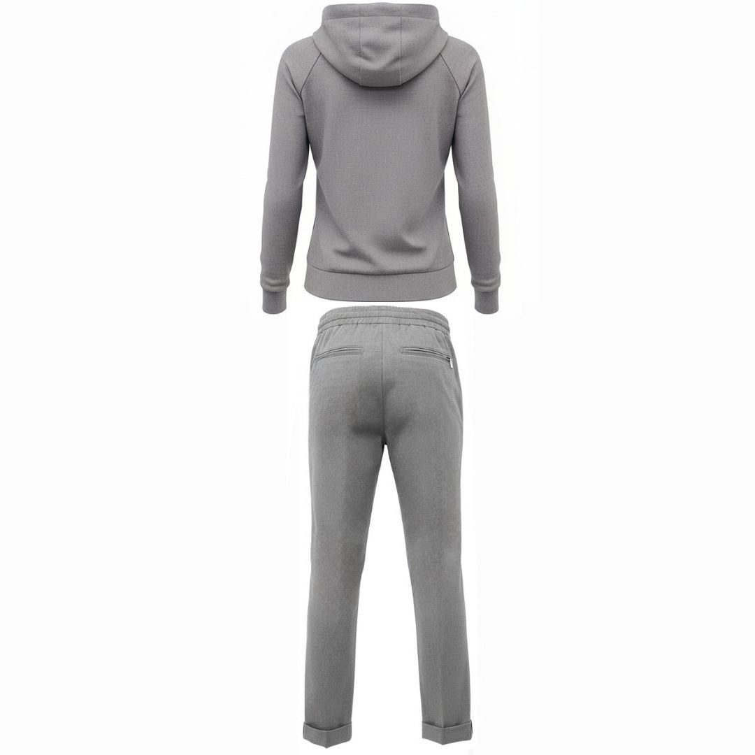MARCO PESCAROLO GREY RELAXED FIT SET - SIZE 36