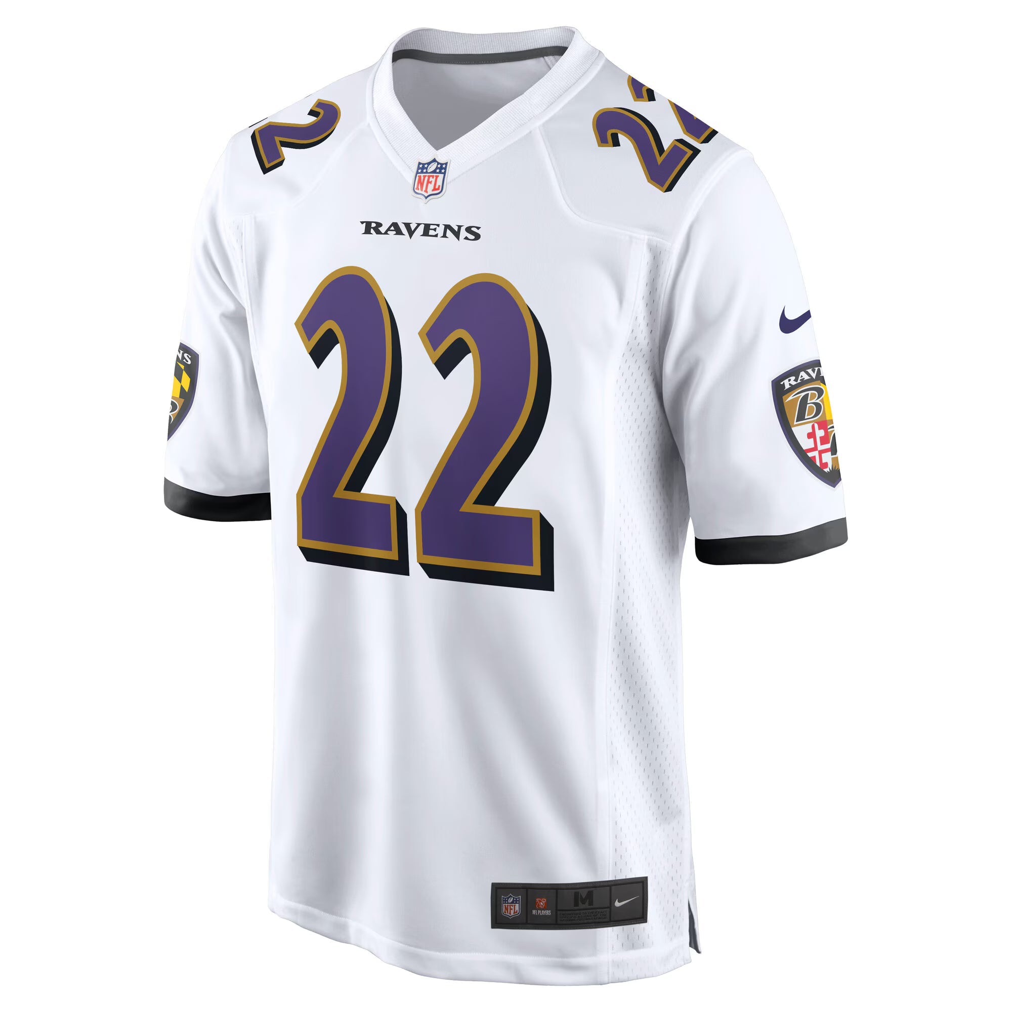 Baltimore Ravens Derrick Henry White White Game Jersey