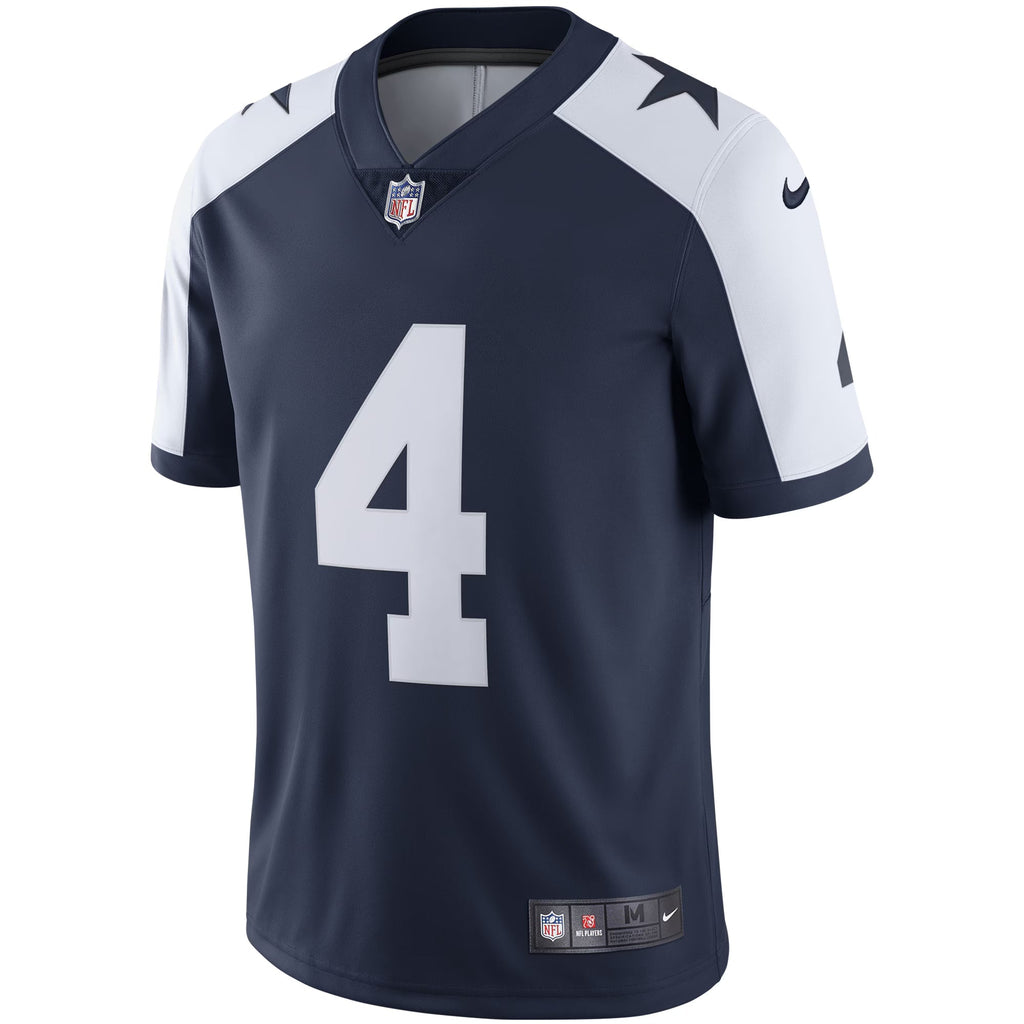 Dallas Cowboys Dak Prescott Navy Alternate Vapor Limited Jersey