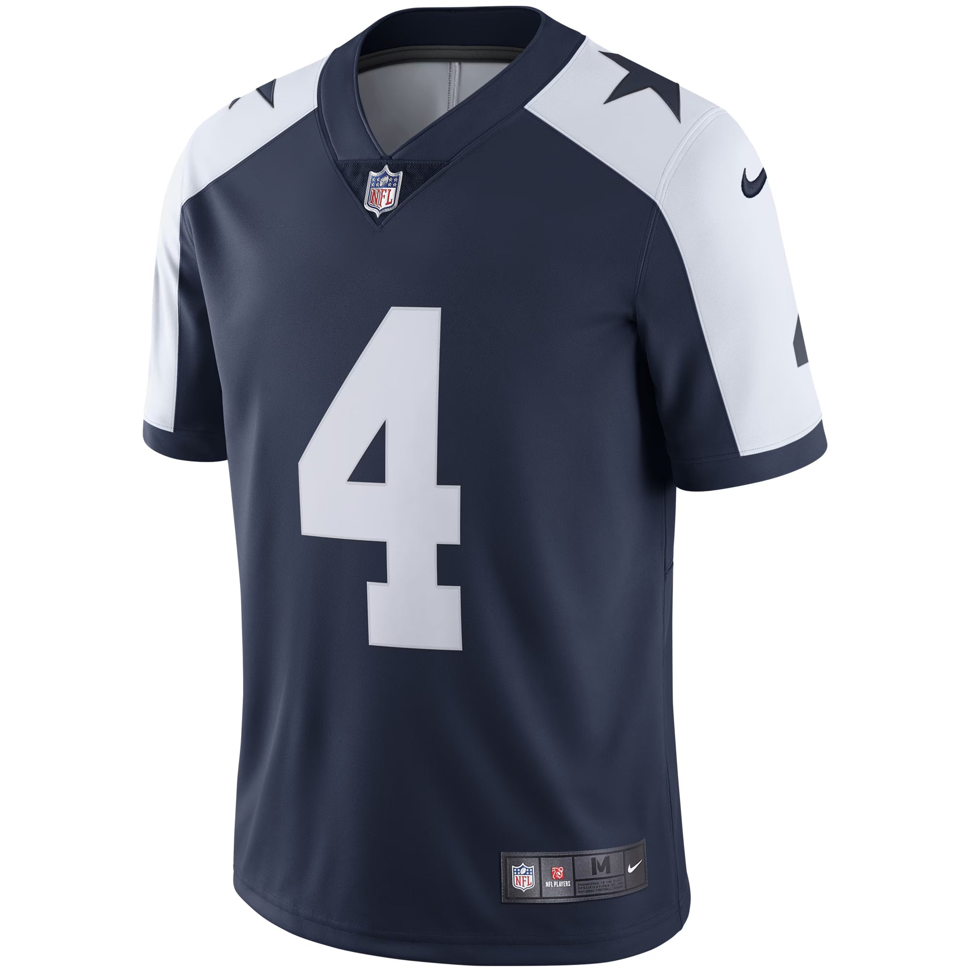 Dallas Cowboys Dak Prescott Navy Alternate Vapor Limited Jersey