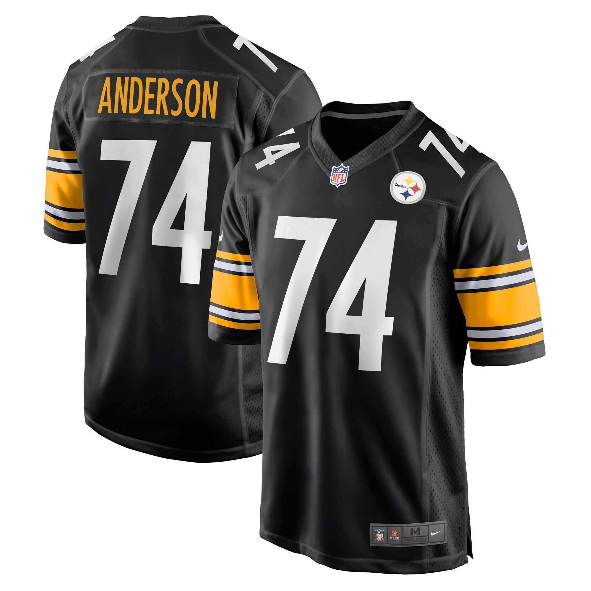 Pittsburgh Steelers Spencer Anderson Black Game Jersey