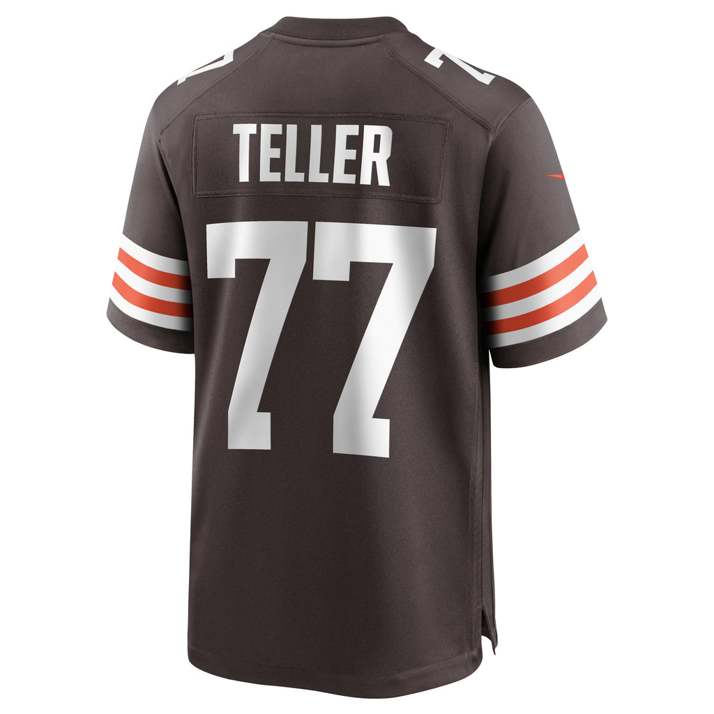 Cleveland Browns Wyatt Teller Brown Game Jersey