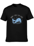 Dont Krill My Vibe Black Graphic Tee