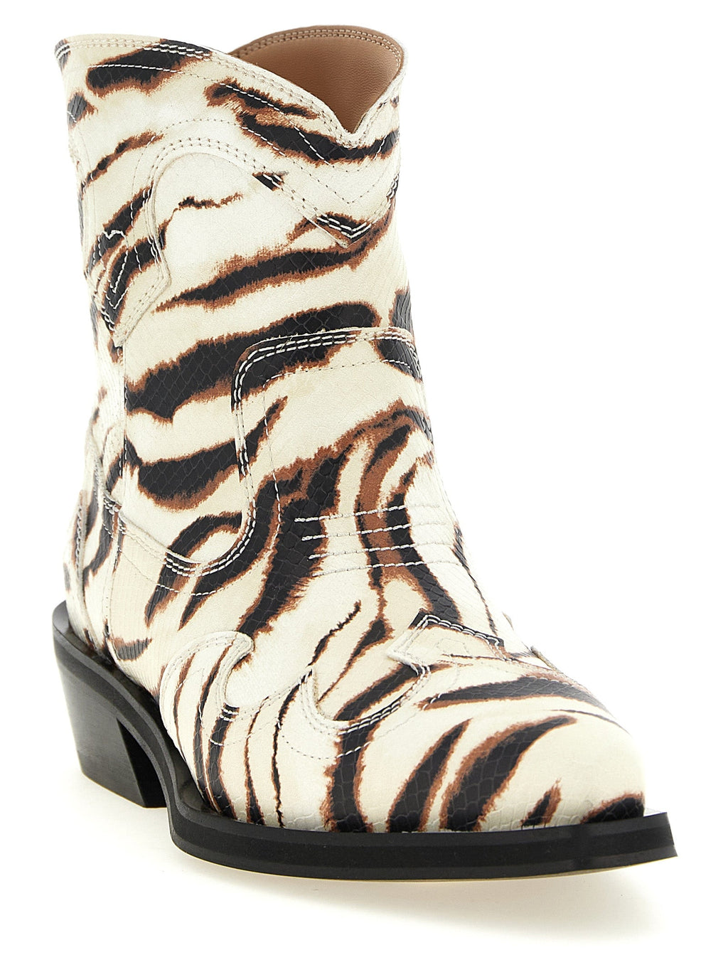 Ganni Women Western Ankle Boots