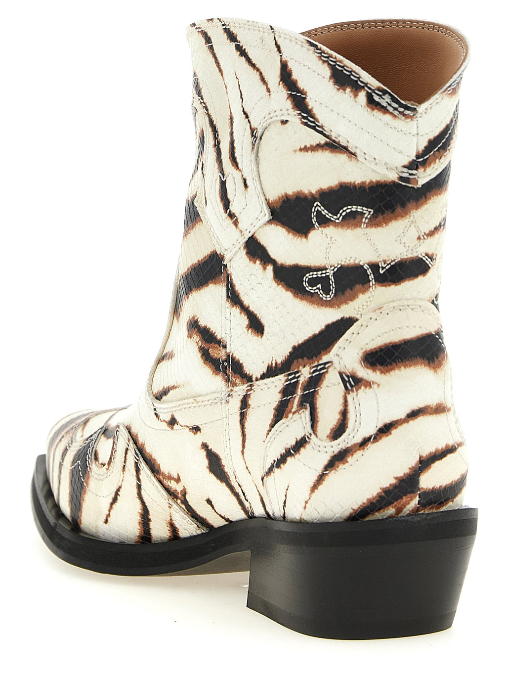 Ganni Women Western Ankle Boots