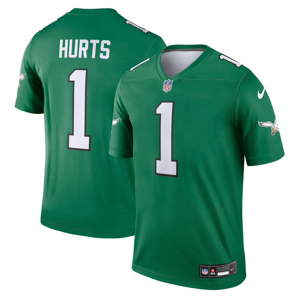 Philadelphia Eagles Jalen Hurts Kelly Green Legend Player Performance Top