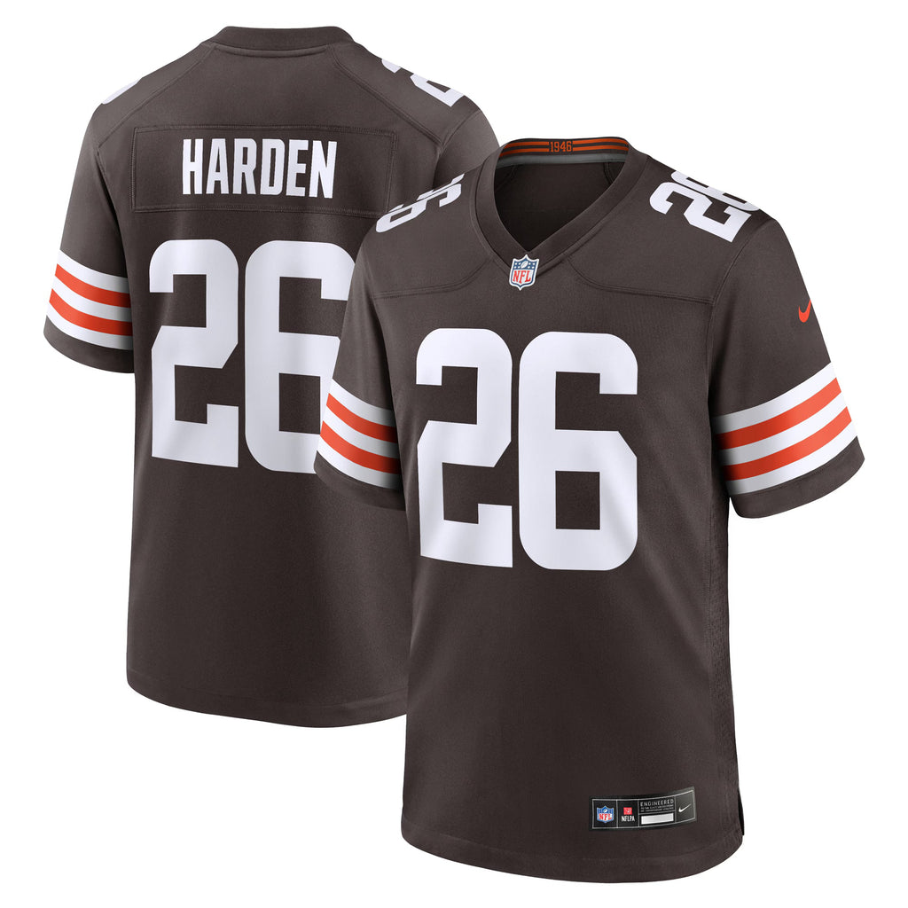 Cleveland Browns Myles Harden Brown Team Game Jersey