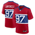 New York Giants Dexter Lawrence II Century Red Alternate Player Game Jersey