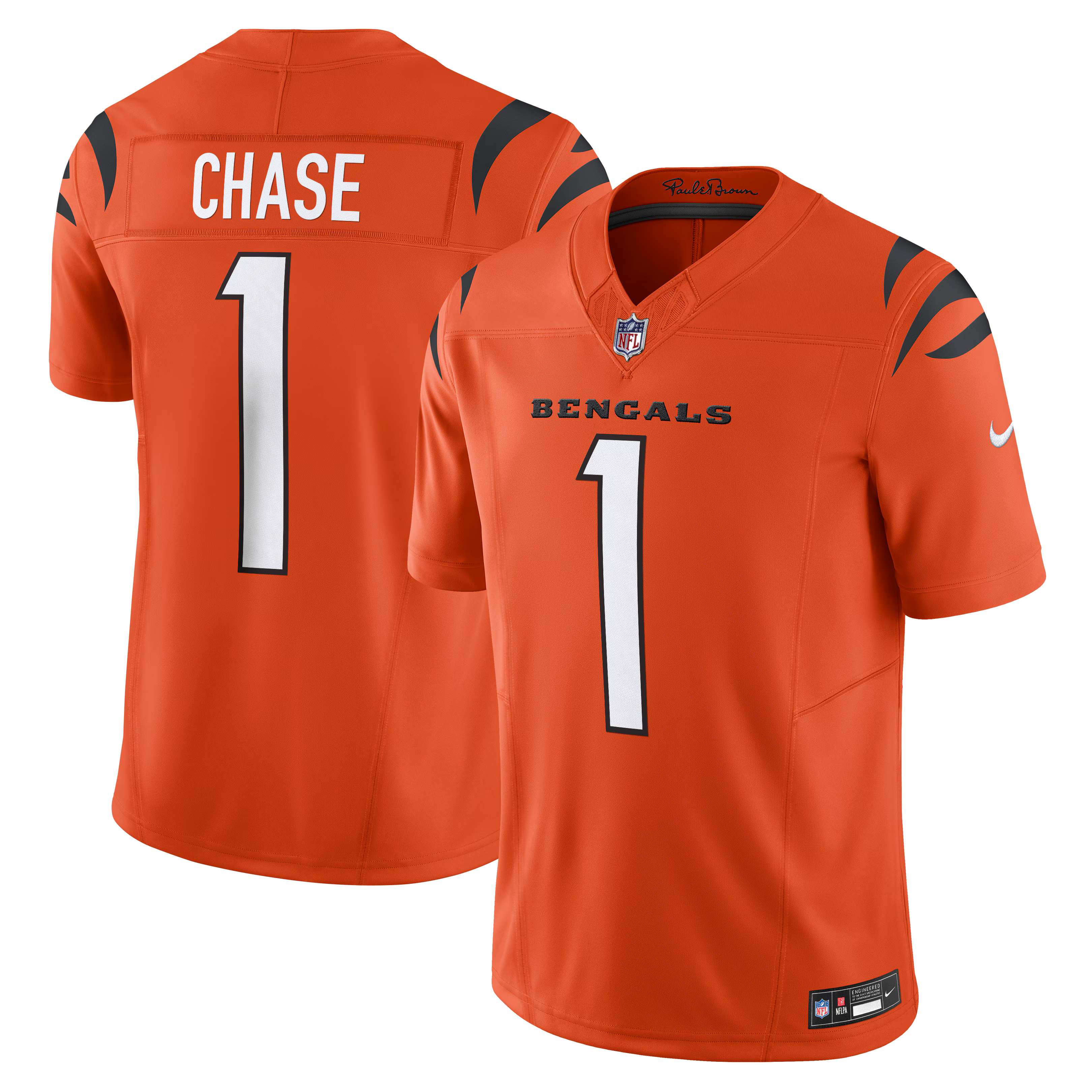 Cincinnati Bengals Ja'Marr Chase Orange Vapor F.U.S.E. Limited Jersey