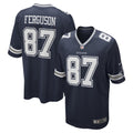 Dallas Cowboys Jake Ferguson Navy Team Game Jersey