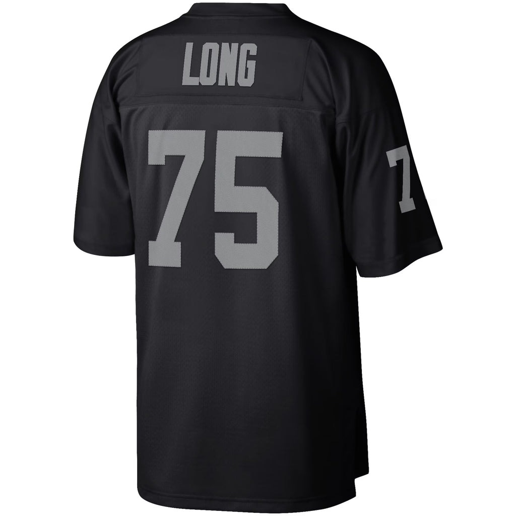 Las Vegas Raiders Howie Long Mitchell & Ness Black Retired Player Legacy Replica Jersey
