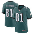 Philadelphia Eagles Grant Calcaterra Midnight Green Team Game Jersey